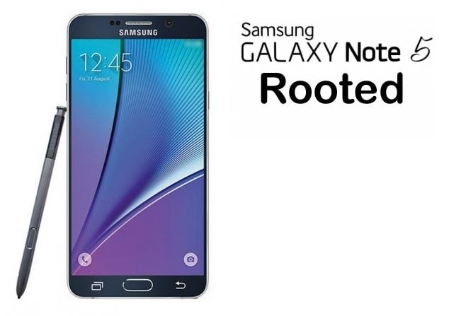 Samsung Galaxy Note 5 Rooted