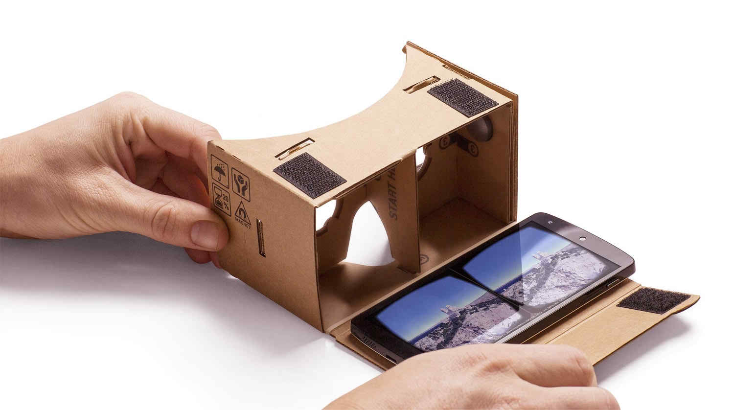Google VR cardbaord on Android Phone