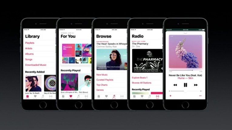 iOS 10 music