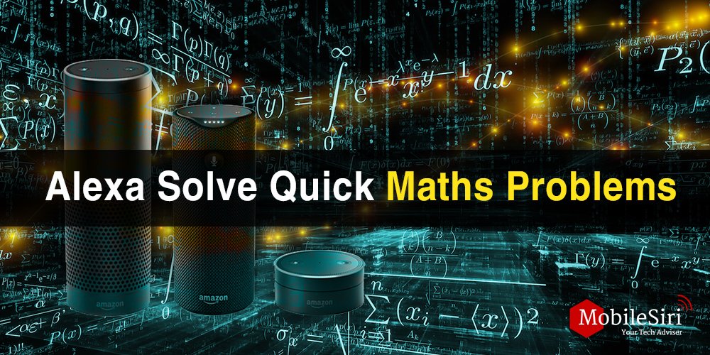 Solve quick math problems