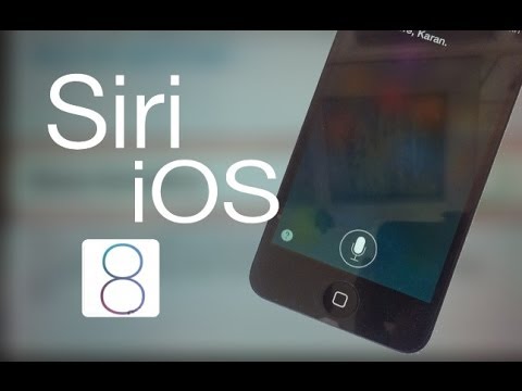 Apple’s Siri in iOS 8