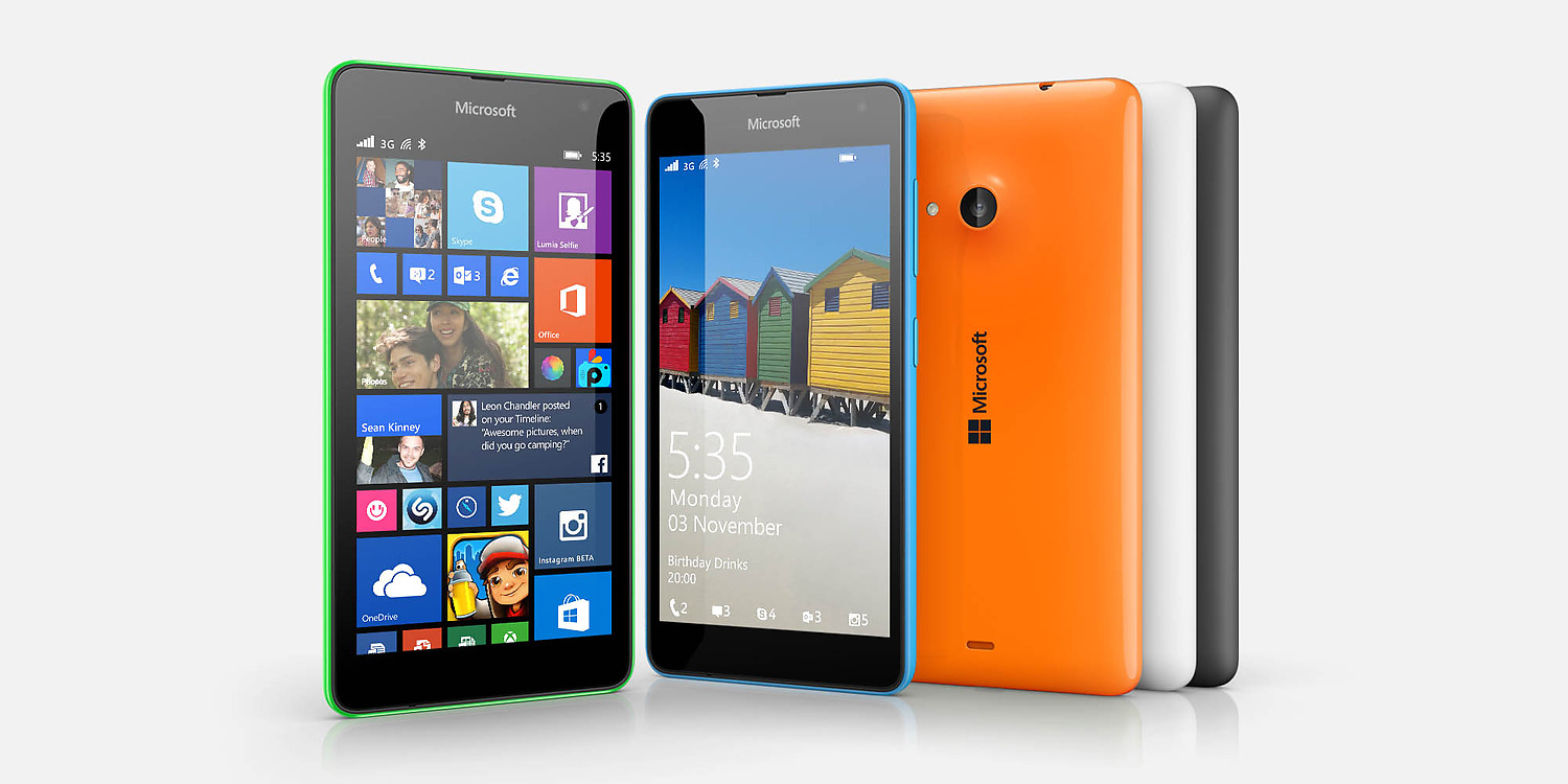 Microsoft Lumia 535 the big-screen selfie phone