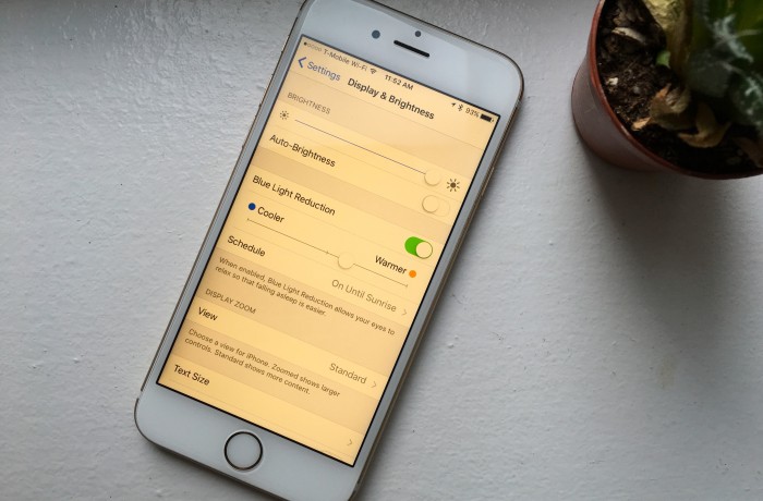 How to Use Night Shift Mode feature of iOS 9.3