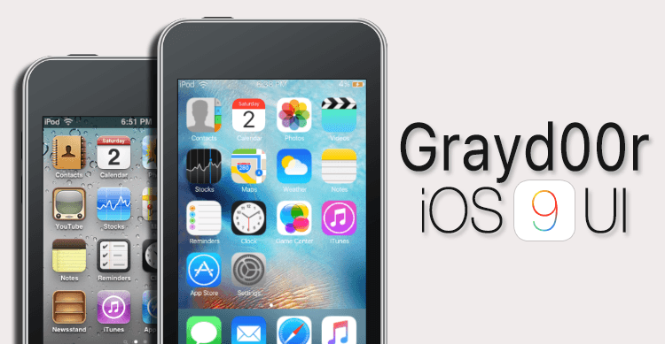 How to make your old iPod or iPhone’s display like iOS 9