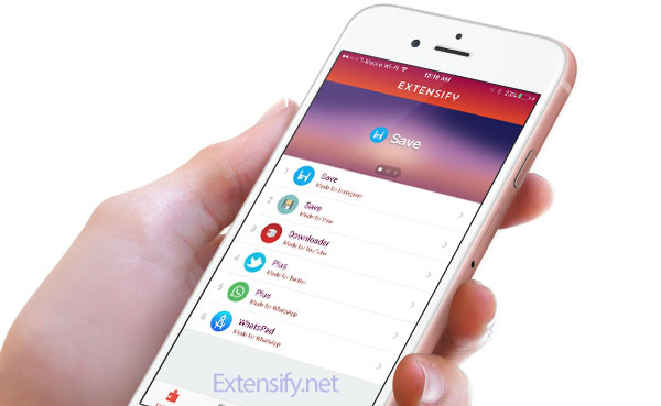 Extensify: an iOS tweak store for iPhones without Jailbreak
