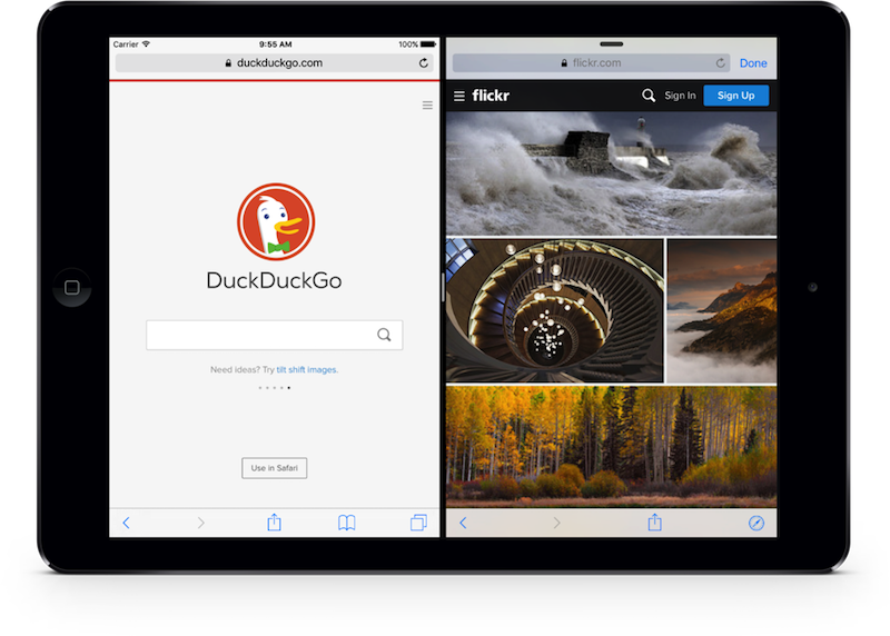 iOS 10 Safari Split View