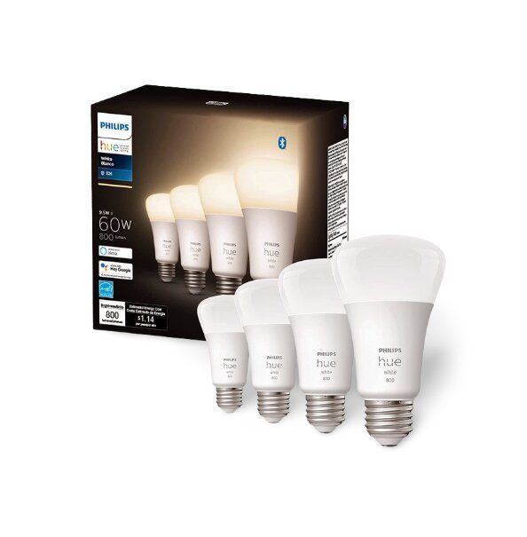 Philips Hue White Starter Kit and Color Ambiance A19