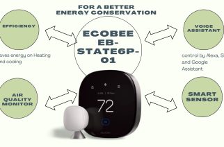 EB-State6p-01(ecobee Smart Thermostat Premium)with voice assistant